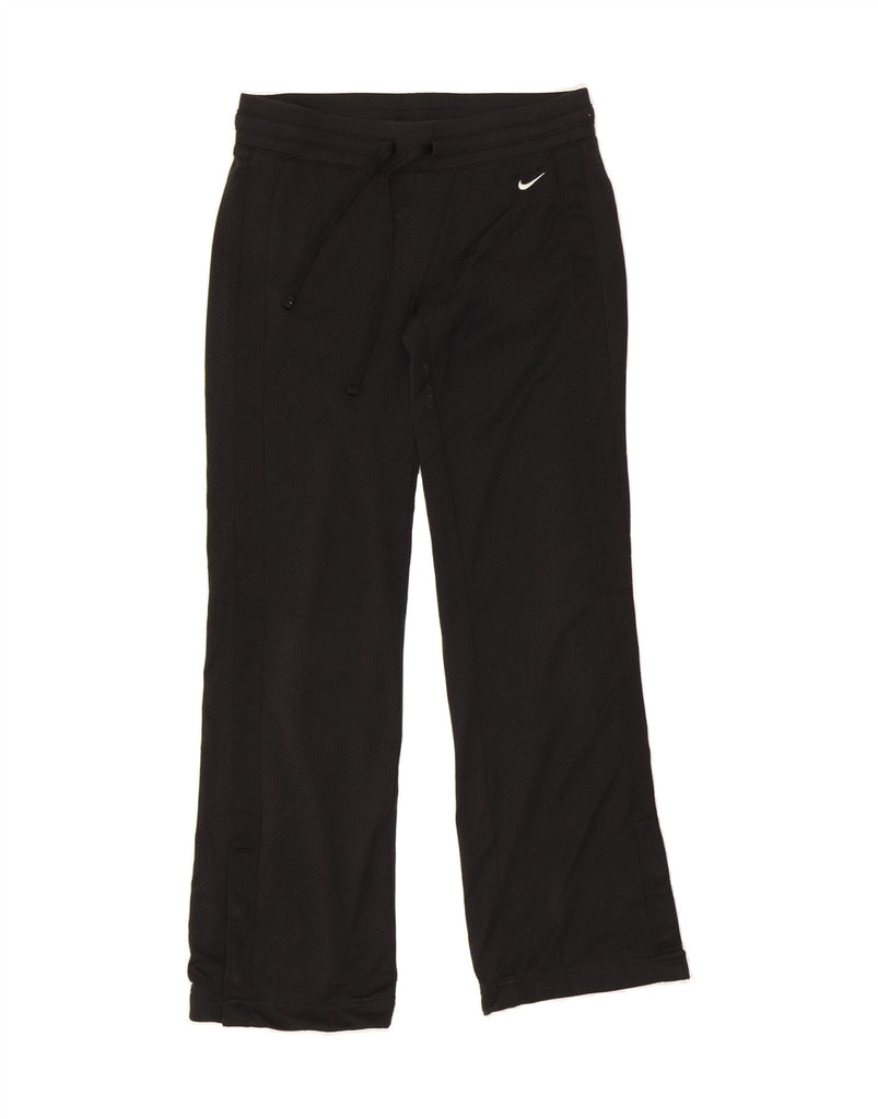 NIKE Womens Tracksuit Trousers UK 10 Small  Black Polyester Vintage Nike and Second-Hand Nike from Messina Hembry 