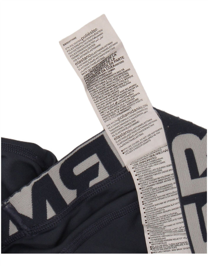 Under Armour Womens Graphic Leggings UK 4 XS Blue Polyester