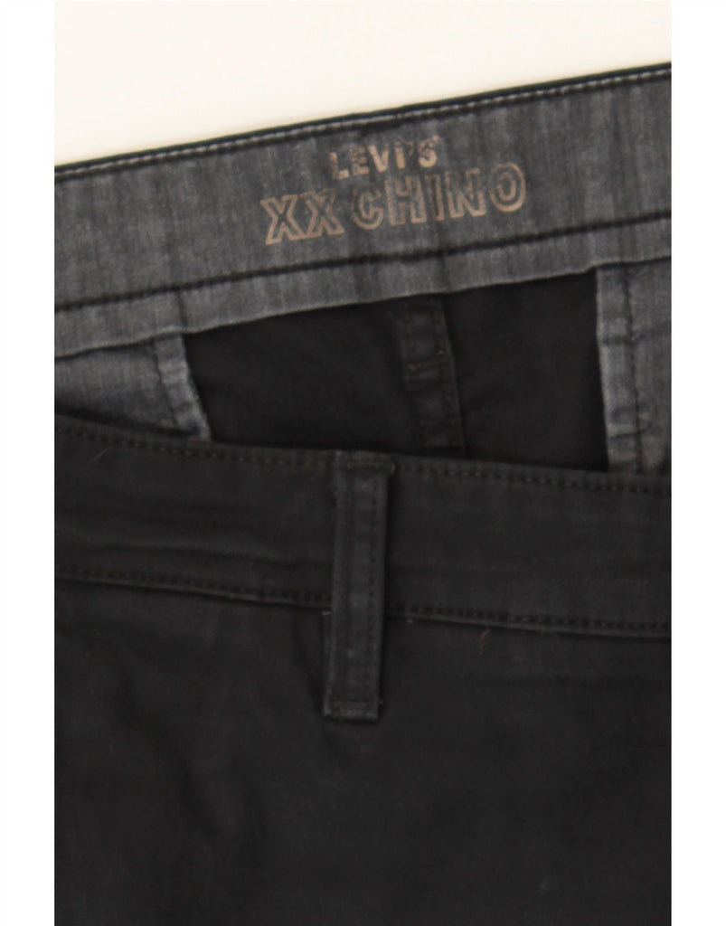 LEVI'S Mens Slim Tapered Chino Trousers W32 L32 Black Cotton Vintage Levi's and Second-Hand Levi's from Messina Hembry 