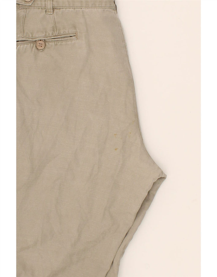 LACOSTE Womens Straight Casual Trousers W42 L30 Beige Vintage Lacoste and Second-Hand Lacoste from Messina Hembry 