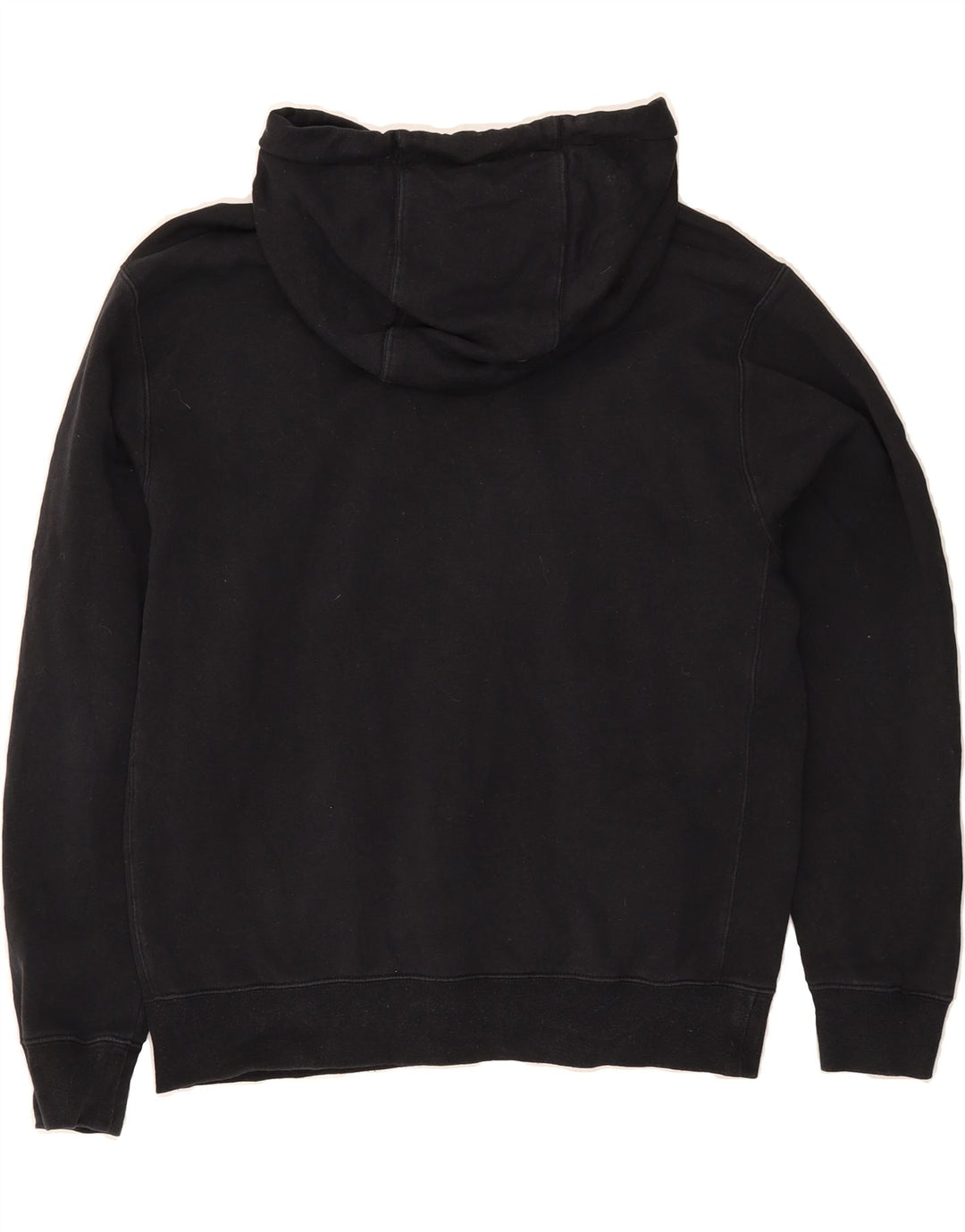 NIKE Womens Graphic Oversized Hoodie Jumper UK 14 Medium Black Cotton Vintage Nike and Second-Hand Nike from Messina Hembry 