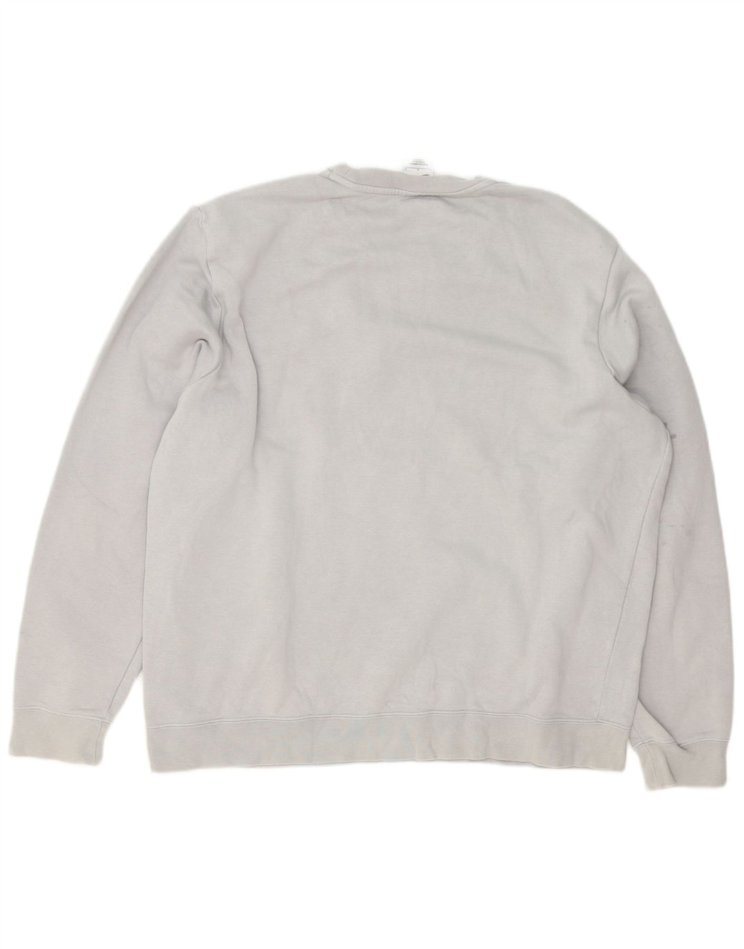 Nike Mens Graphic Sweatshirt Jumper Large Grey Colourblock Cotton