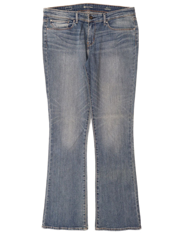 Levi's Womens Demi Curve Skinny Bootcut Jeans W32 L34 Blue Cotton