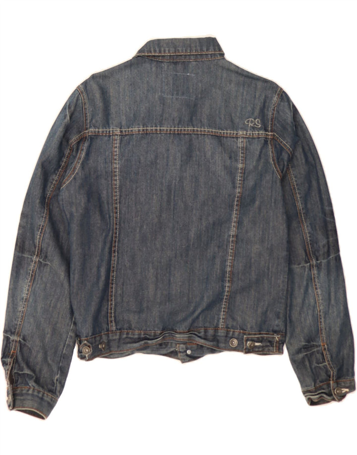 VINTAGE Womens Denim Jacket UK 18 XL Blue Vintage Vintage and Second-Hand Vintage from Messina Hembry 