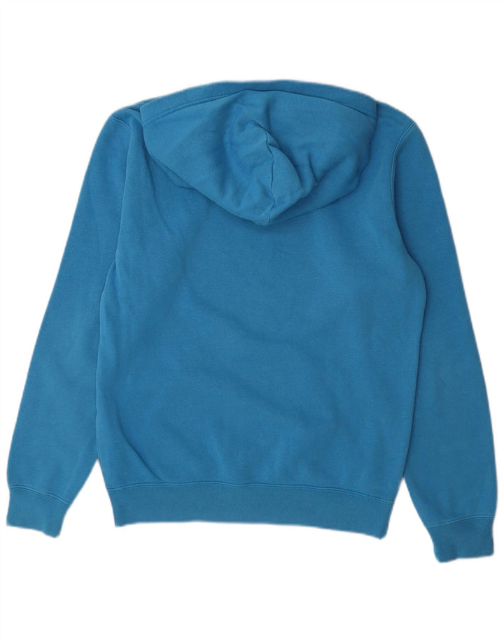 CHAMPION Mens Hoodie Jumper Small Blue Cotton