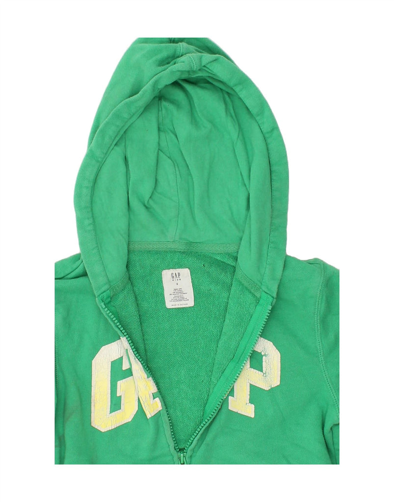 GAP Boys Graphic Zip Hoodie Sweater 11-12 Years Small Green | Vintage Gap | Thrift | Second-Hand Gap | Used Clothing | Messina Hembry 