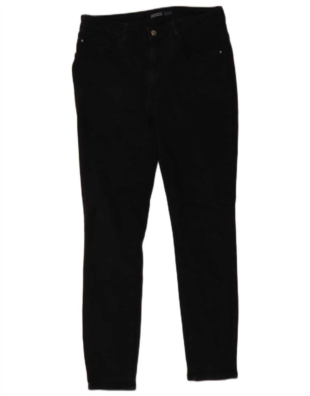 Zara Mens Slim Jeans EU 44 Large W34 L28 Black