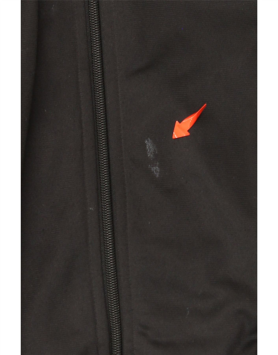 REEBOK Mens Graphic Tracksuit Top Jacket Medium Black Polyester