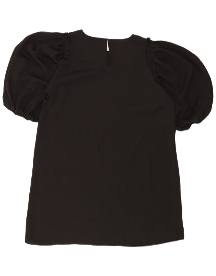 Zara Womens 3/4 Sleeve Shift Dress UK 18 XL Black