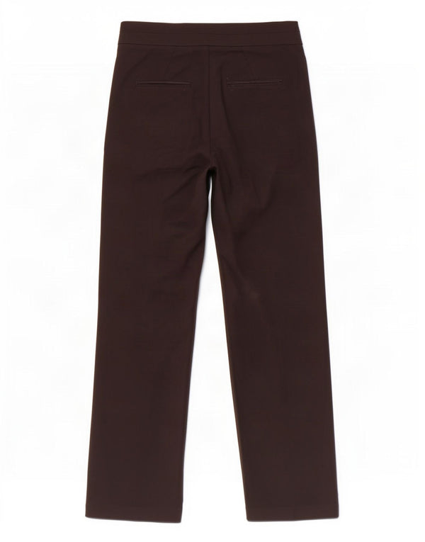 Marks & Spencer Womens Straight Casual Trousers UK 10 Small W30 L32 Black