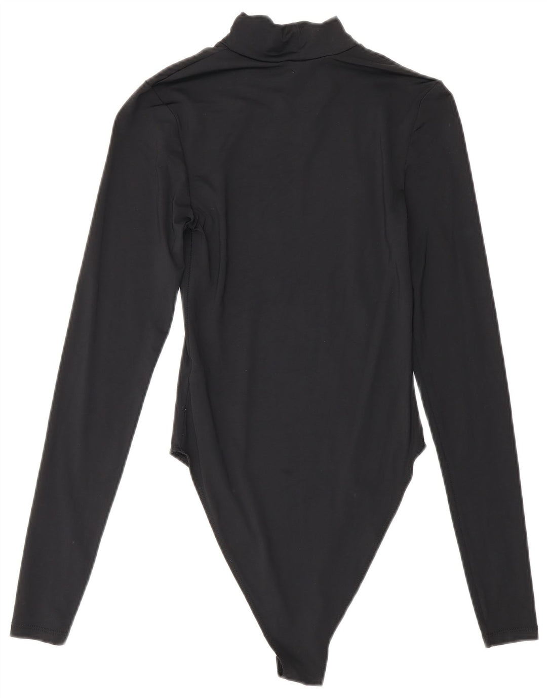 Zara Womens Long Sleeve Bodysuit UK 8 Small Black Polyamide