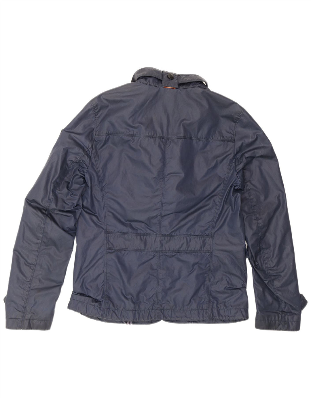 Hugo Boss Mens Utility Jacket EU 50 Large Navy Blue Cotton