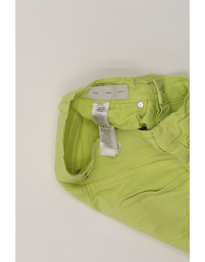 LIU JO JUNIOR Girls Denim Shorts 5-6 Years W22  Green Cotton | Vintage Liu Jo junior | Thrift | Second-Hand Liu Jo junior | Used Clothing | Messina Hembry 