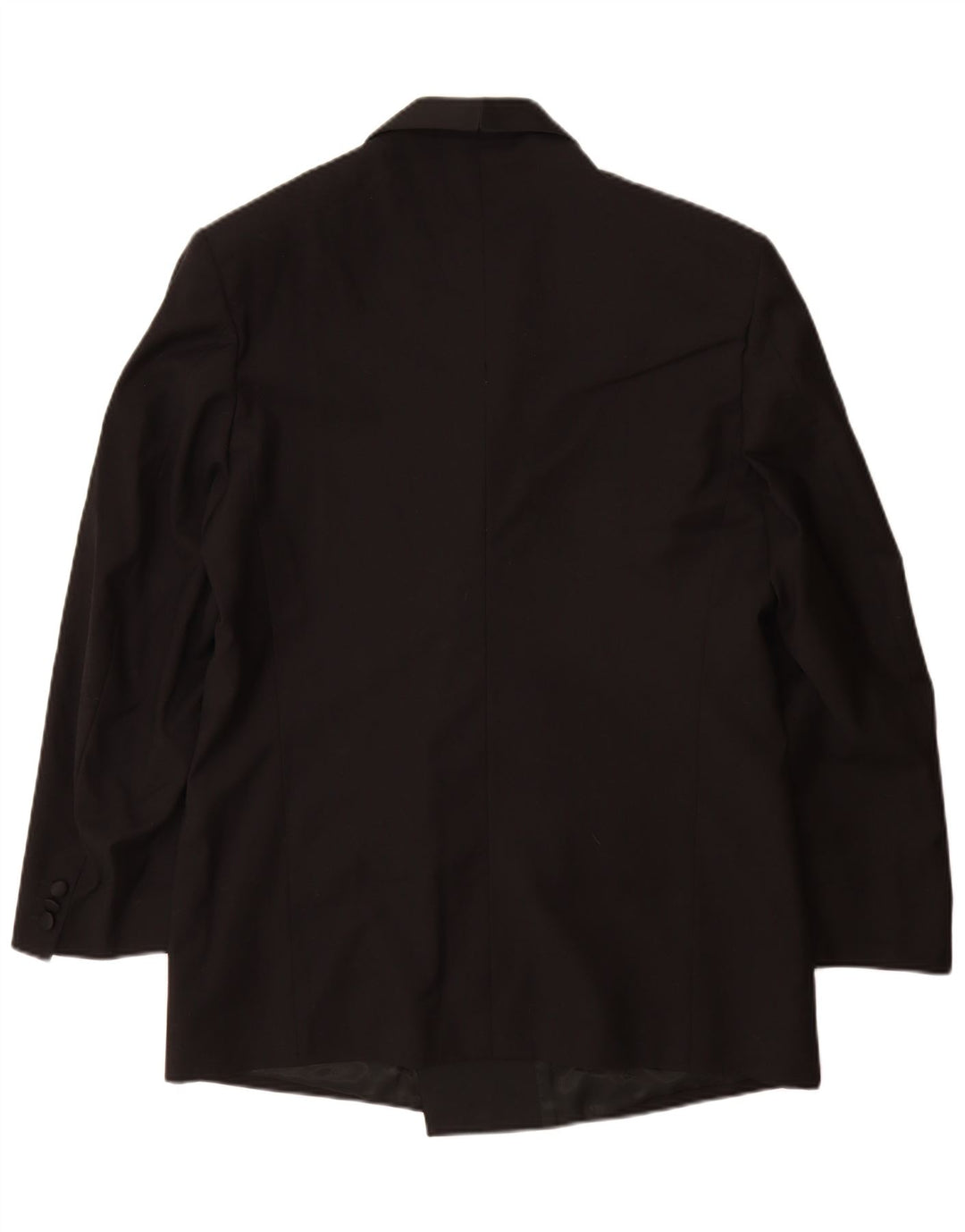 Osvaldo Testa Mens Double Breasted Blazer Jacket UK 40 Large Black