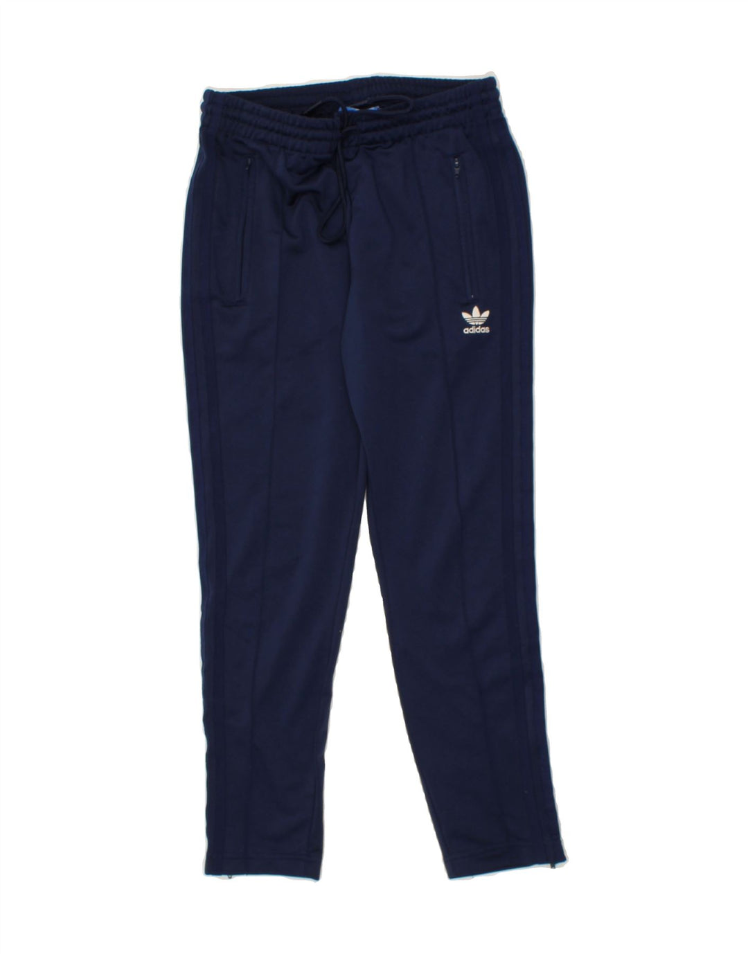 ADIDAS Womens Tracksuit Trousers UK 6 XS Navy Blue Polyester Vintage Adidas and Second-Hand Adidas from Messina Hembry 