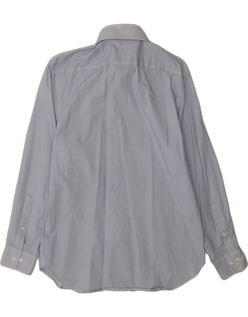 MICHAEL KORS Mens Slim Fit Shirt Size 15 1/2 Medium Blue Spotted Cotton Vintage Michael Kors and Second-Hand Michael Kors from Messina Hembry 