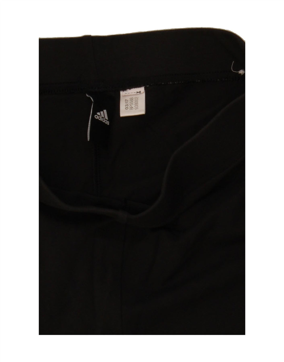 ADIDAS Womens Graphic Leggings UK 4 XS Black Vintage Adidas and Second-Hand Adidas from Messina Hembry 