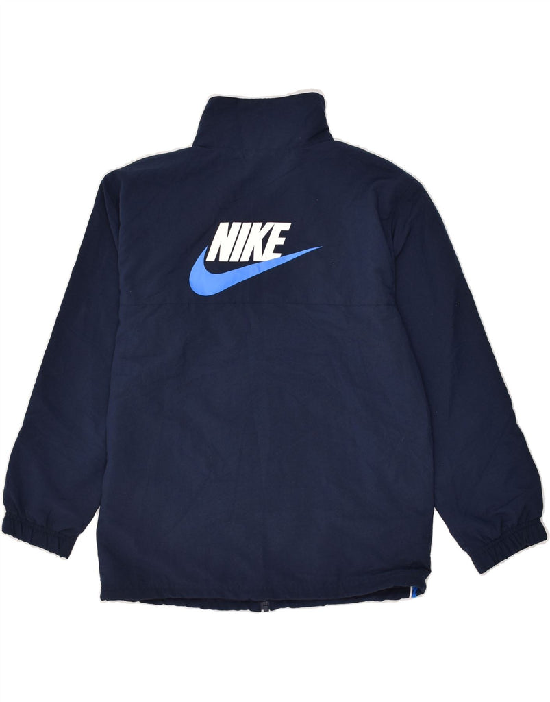 NIKE Boys Graphic Tracksuit Top Jacket 12-13 Years Large Navy Blue | Vintage Nike | Thrift | Second-Hand Nike | Used Clothing | Messina Hembry 