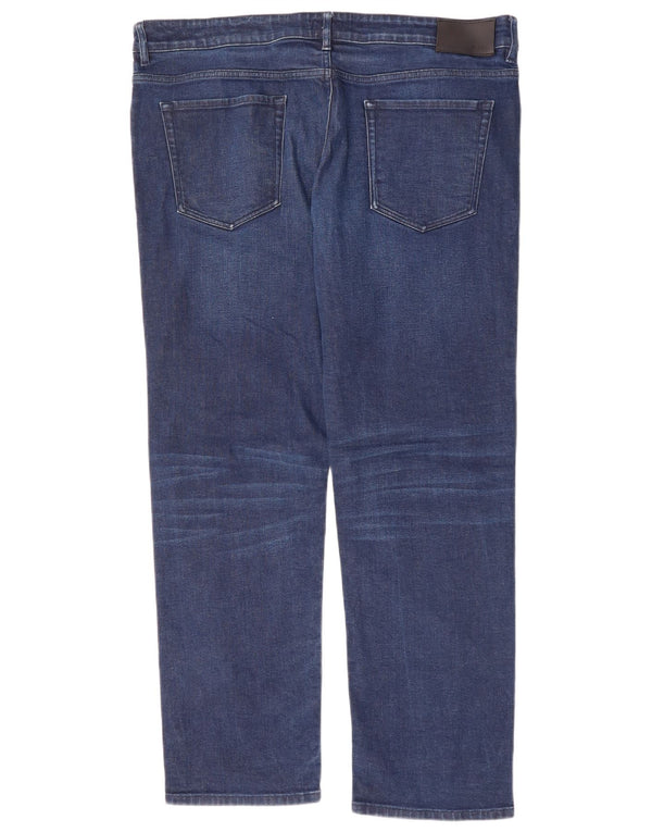 HUGO BOSS Mens Straight Jeans W40 L32 Blue Cotton