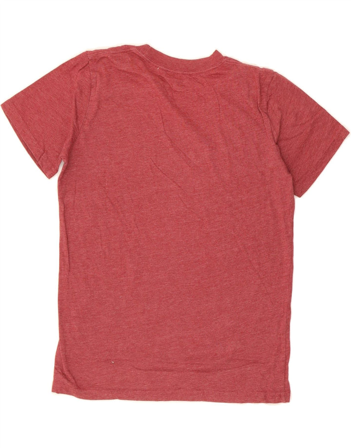ADIDAS Boys Graphic T-Shirt Top 12-13 Years Medium Maroon Cotton Vintage Adidas and Second-Hand Adidas from Messina Hembry 