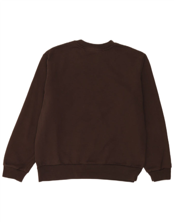 Lacoste Mens Classic Fit Sweatshirt Jumper Size 5 Large Brown Cotton