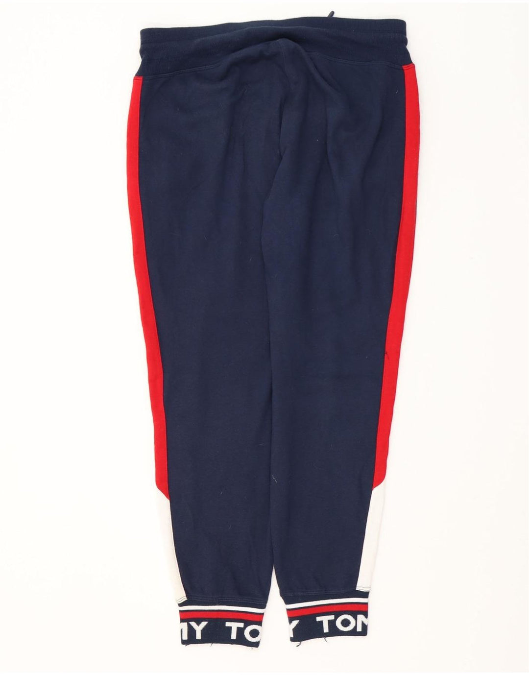 TOMMY HILFIGER Womens Tracksuit Trousers Joggers UK 14 Medium Navy Blue