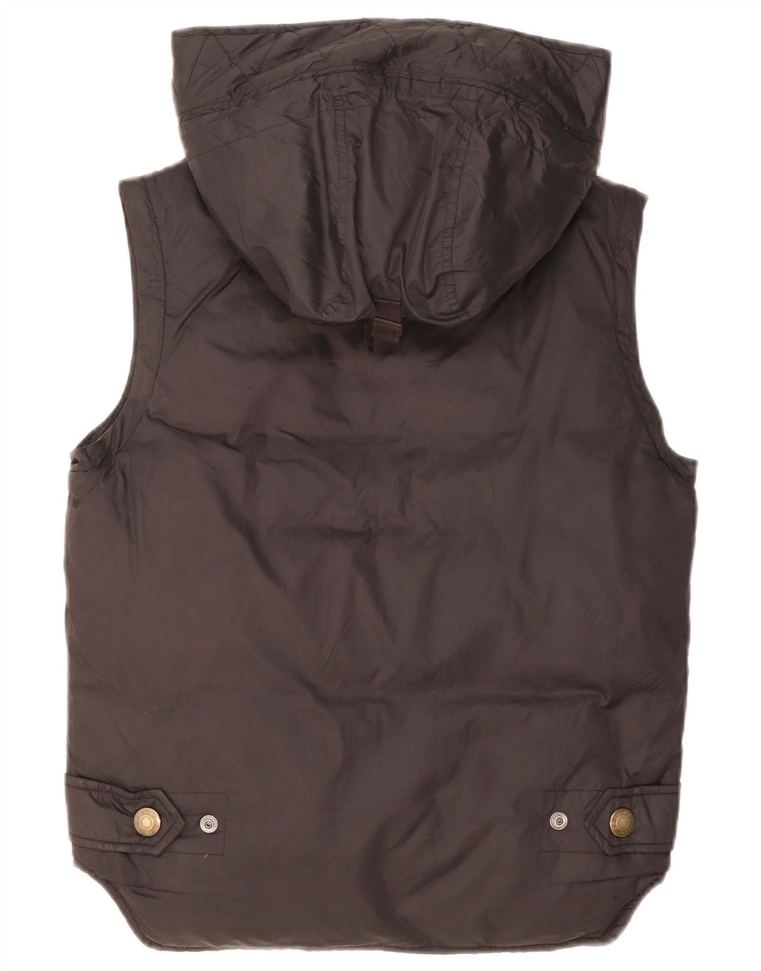 Calvin Klein Mens Hooded Padded Gilet UK 38 Medium Black