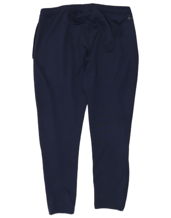 Adidas Mens Aeroready Tracksuit Trousers XL Navy Blue Polyester