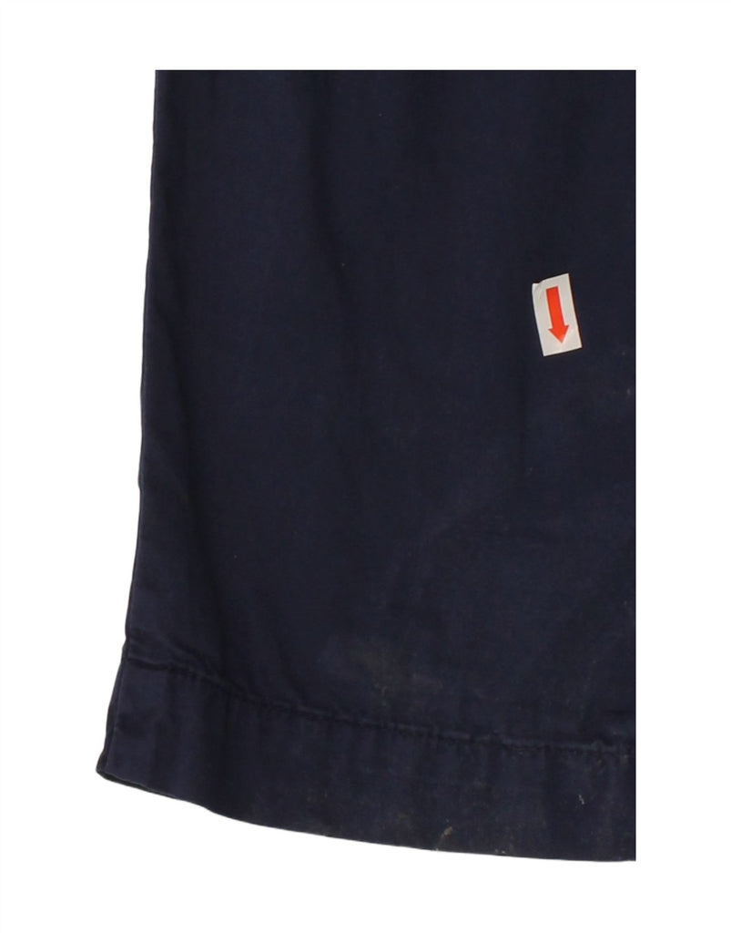 JIGSAW Womens Slim Chino Trousers UK 10 Small W32 L30 Navy Blue Cotton Vintage Jigsaw and Second-Hand Jigsaw from Messina Hembry 