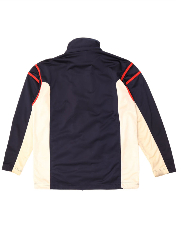 Kappa Mens Tracksuit Top Jacket XL Navy Blue Colourblock