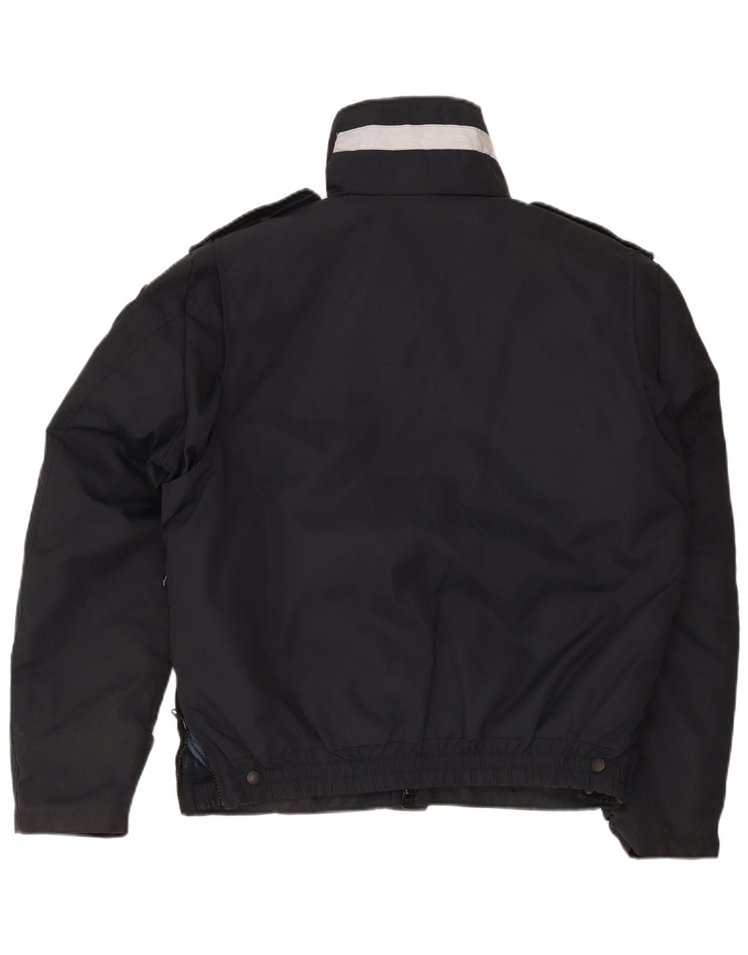 Blauer Mens Military Utility Jacket UK 42 XL Black Nylon