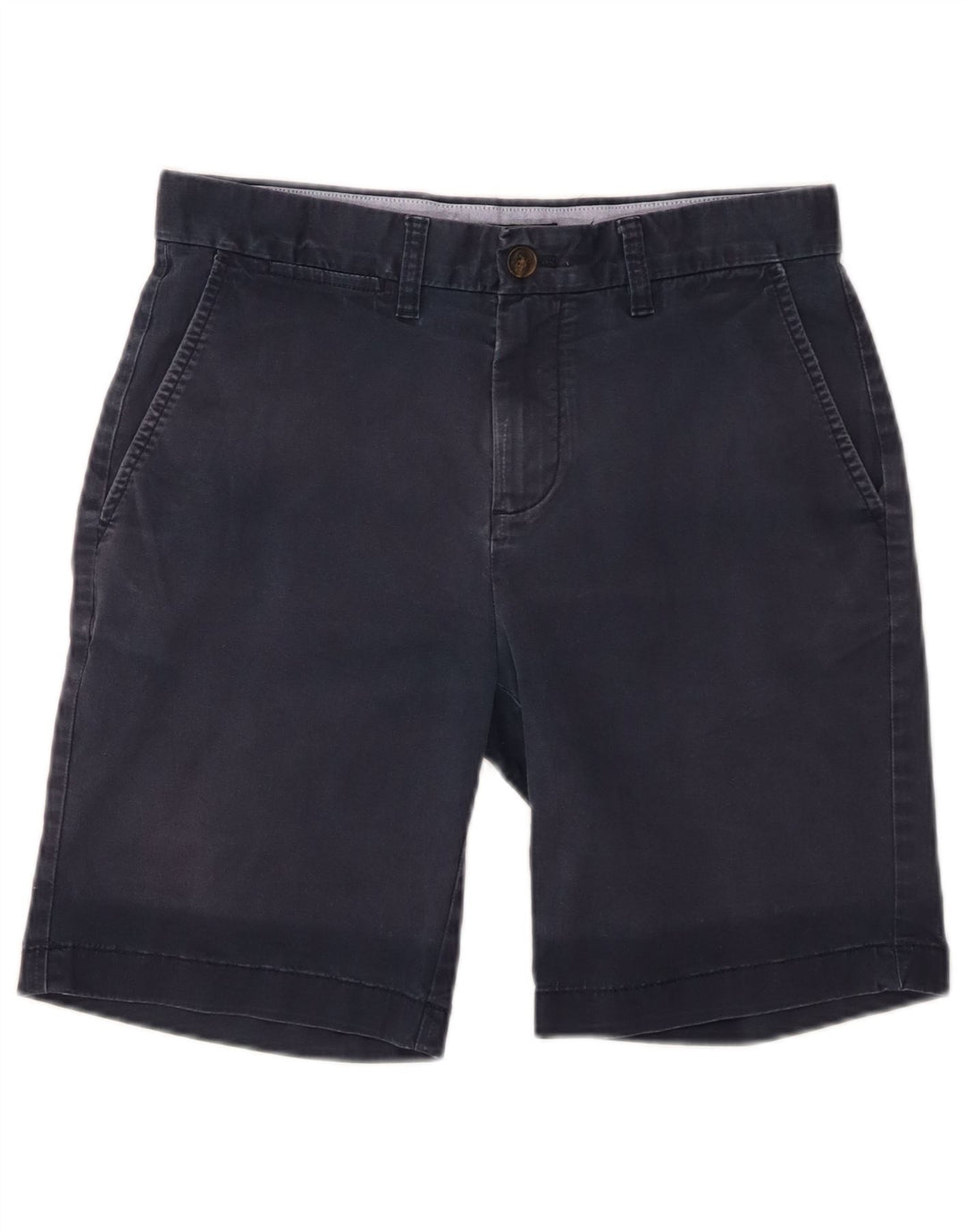 Tommy Hilfiger Mens Chino Shorts W29 Small Navy Blue Cotton