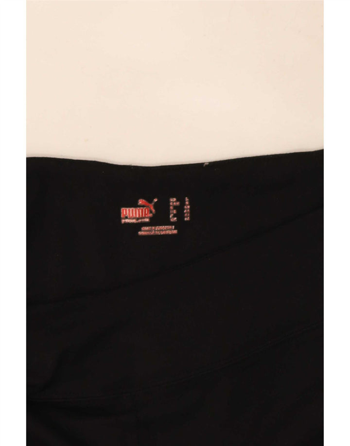 Puma Womens Flare Tracksuit Trousers UK 14 Large Black
