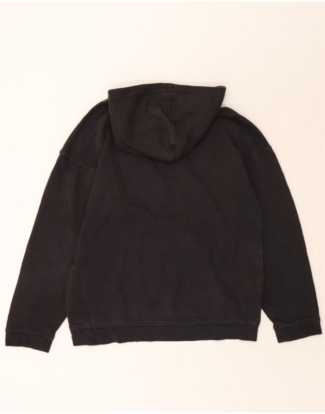 ADIDAS Mens Hoodie Jumper Small Black Cotton Vintage Adidas and Second-Hand Adidas from Messina Hembry 