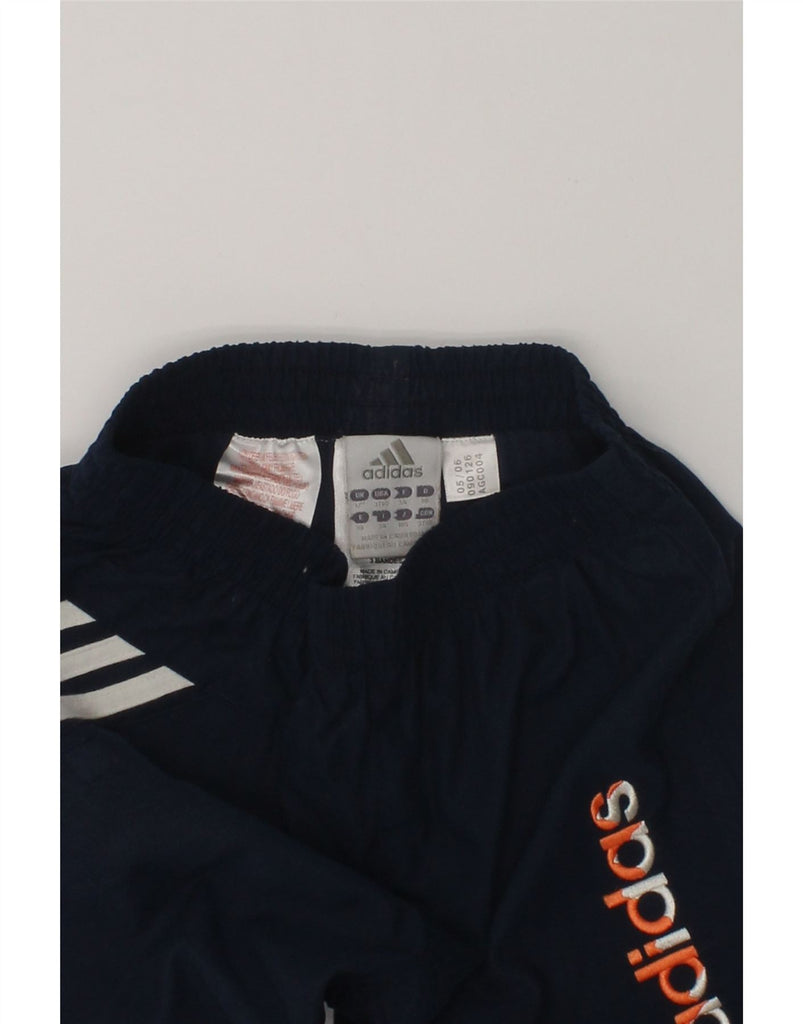 ADIDAS Boys Tracksuit Trousers 3-4 Years Navy Blue | Vintage Adidas | Thrift | Second-Hand Adidas | Used Clothing | Messina Hembry 