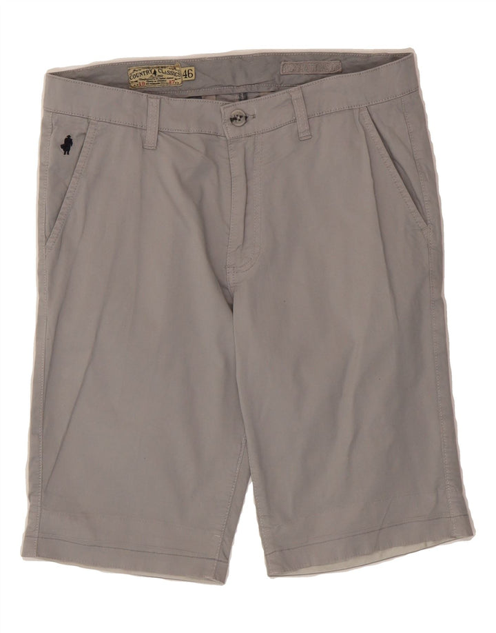MARLBORO CLASSICS Mens Chino Shorts IT 46 Small W32 Grey Cotton Vintage Marlboro Classics and Second-Hand Marlboro Classics from Messina Hembry 
