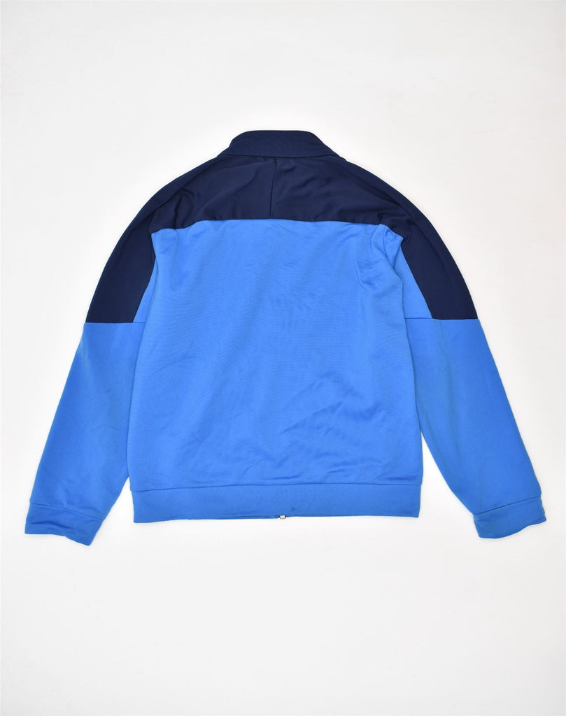 PUMA Boys Graphic Tracksuit Top Jacket 11-12 Years Blue Colourblock | Vintage | Thrift | Second-Hand | Used Clothing | Messina Hembry 