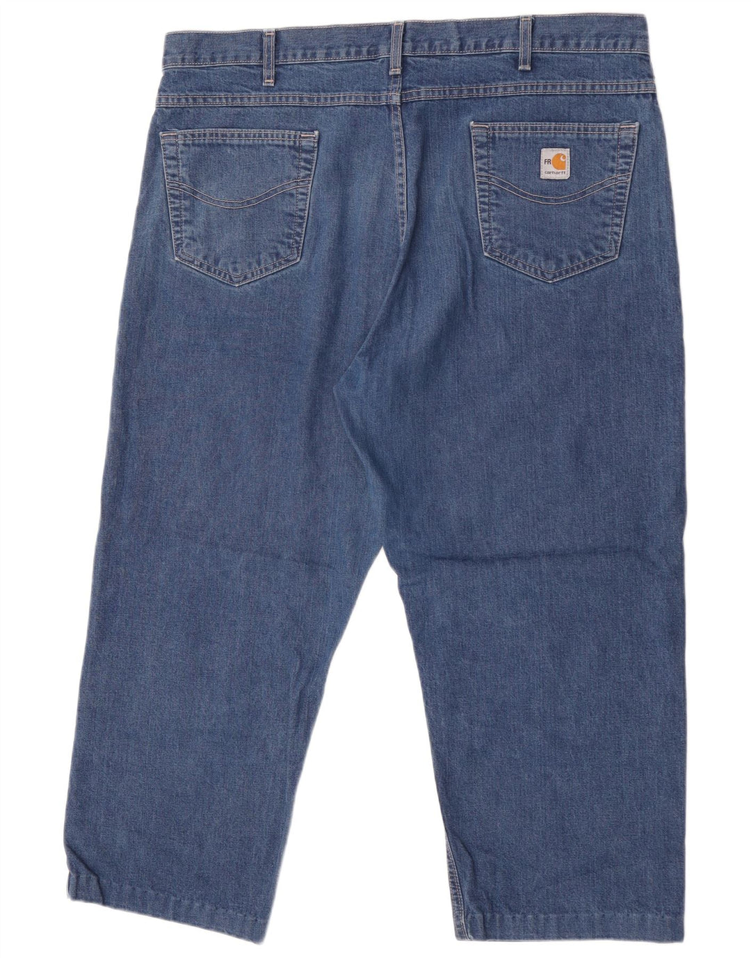 Carhartt Mens Cropped Jeans W42 L26 Blue