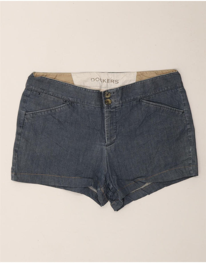 DOCKERS Womens Denim Shorts US 16 2XL W36 Blue Cotton Vintage Dockers and Second-Hand Dockers from Messina Hembry 