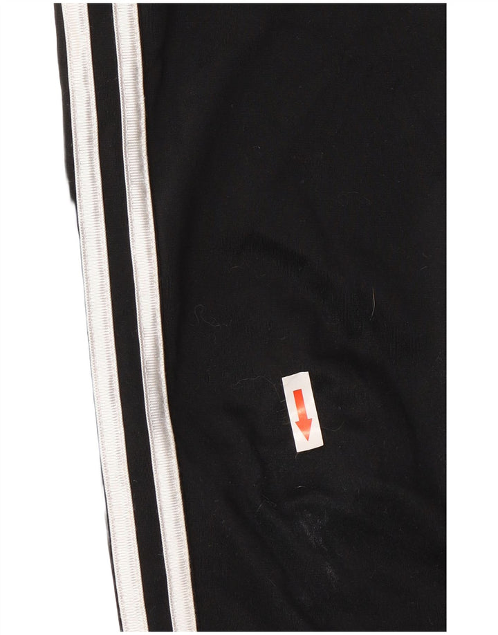 Adidas Boys Tracksuit Trousers 10-11 Years Medium Black Polyester