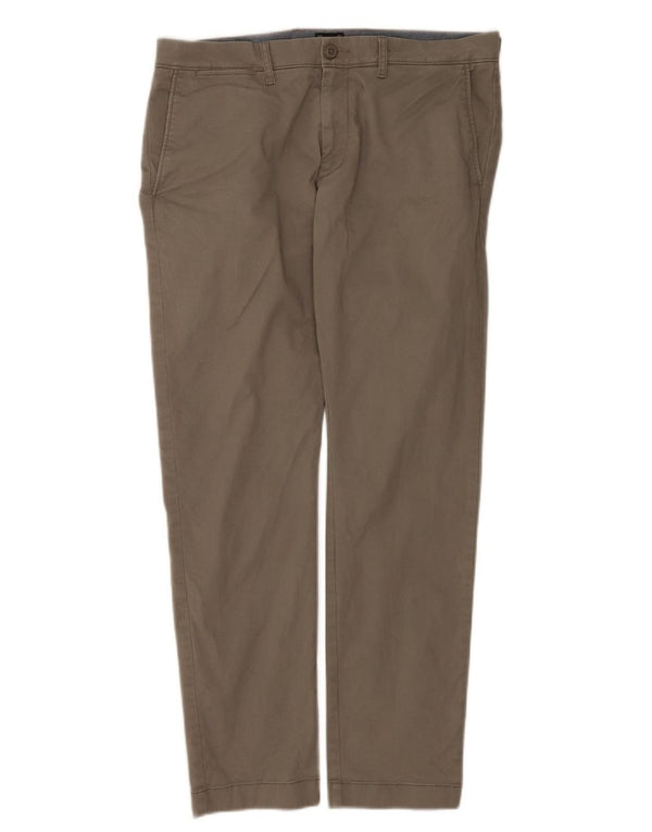 J. Crew Mens Slim Fit Chino Trousers W32 L30 Grey Cotton