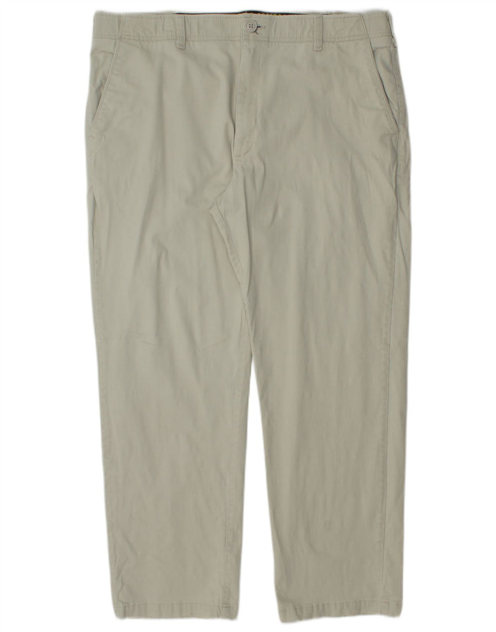 Lee Mens Extreme Motion Straight Chino Trousers W40 L28 Beige Cotton