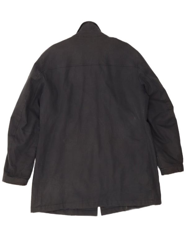 Fay Mens Overcoat UK 44 2XL Navy Blue