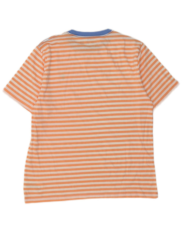 Polo Ralph Lauren Boys T-Shirt Top 15-16 Years XL Orange Pinstripe Cotton