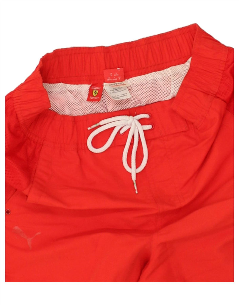 PUMA Mens Sport Shorts Small Red | Vintage Puma | Thrift | Second-Hand Puma | Used Clothing | Messina Hembry 