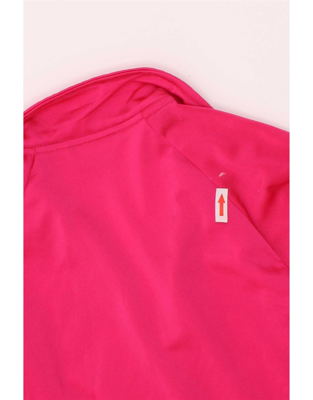 Adidas Girls Tracksuit Top Jacket 9-10 Years Pink Polyester