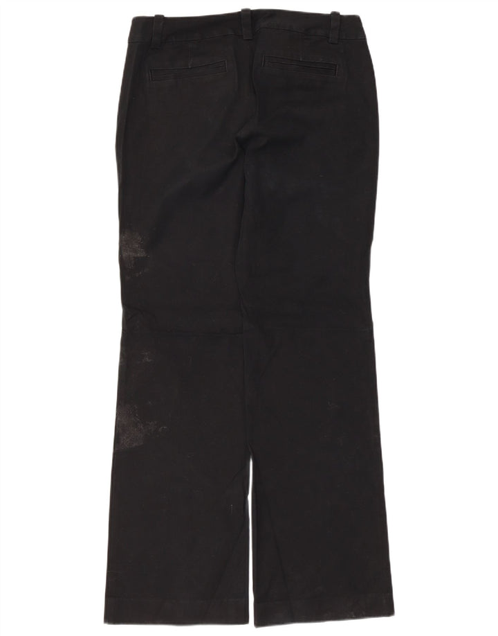 Eddie Bauer Womens Straight Casual Trousers US 6 Medium W34 L30 Black