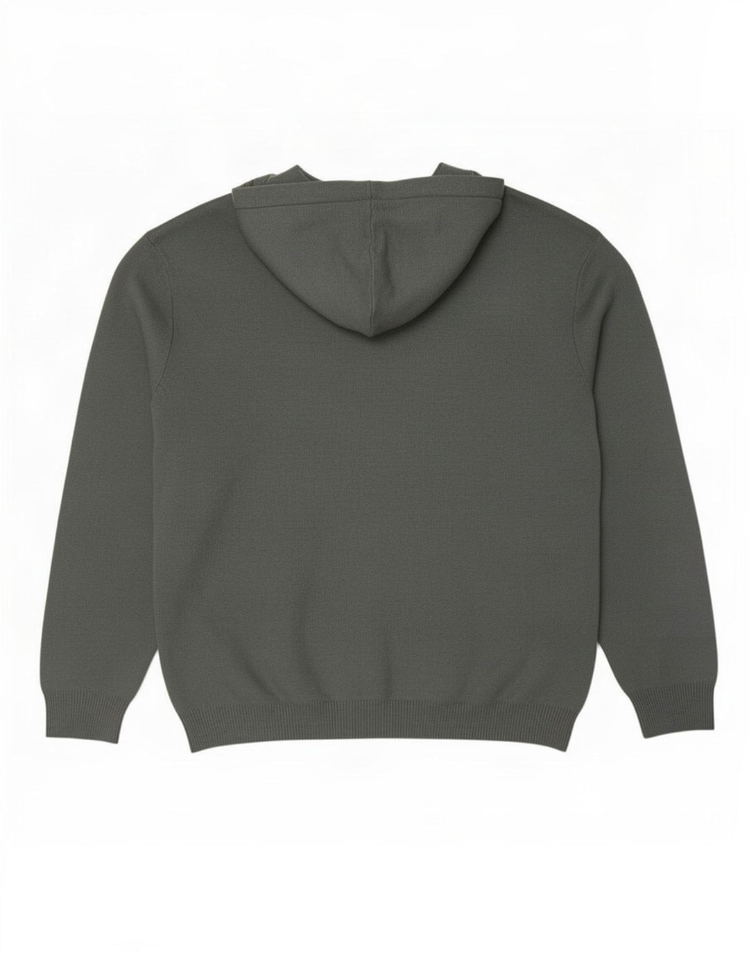 Zara Mens Hooded Jumper Sweater Large Grey Viscose