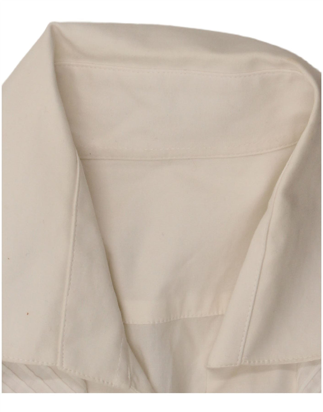 Vintage Womens Shirt UK 14 Medium White Cotton