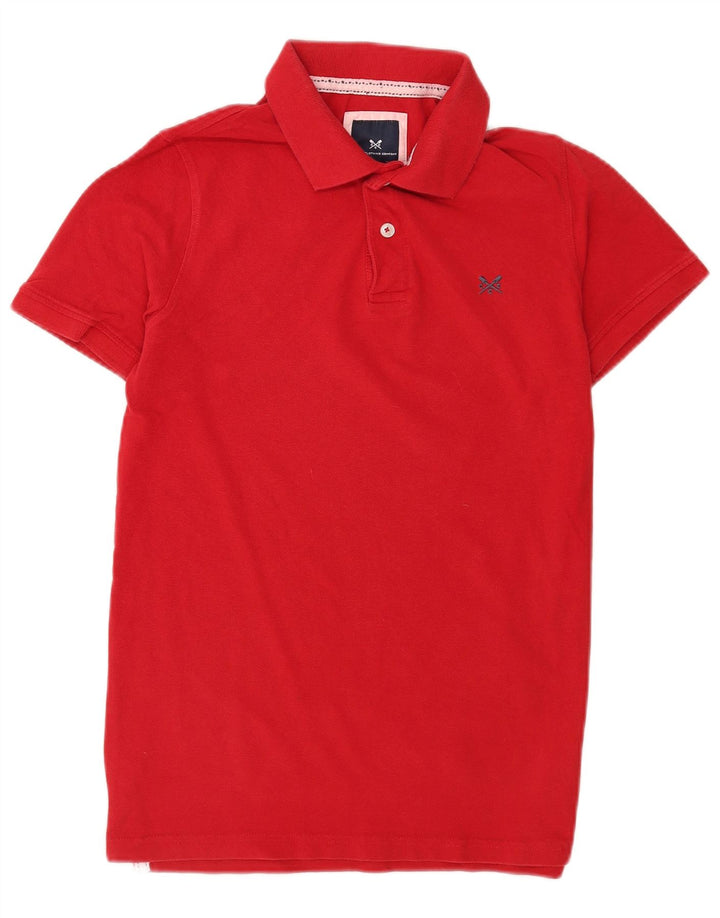 Crew Clothing Mens Polo Shirt Small Red Cotton